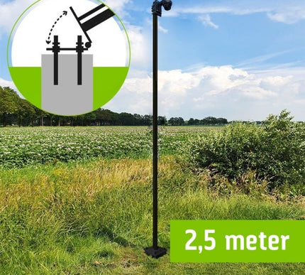 cameramast_met_kantelanker_2_5_meter_70mm