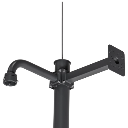 AlarmsystemExpert.co.uk Kameramast 4,5m Mörkgrå, Galvaniserat stål, Åskledare