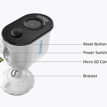 Reolink B330, 5MP Wireless battery camera with scare light