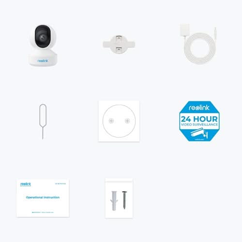 Reolink E340 8 Megapixel 4K Dual WiFi Band PTZ-kamera, 3x optisk zoom