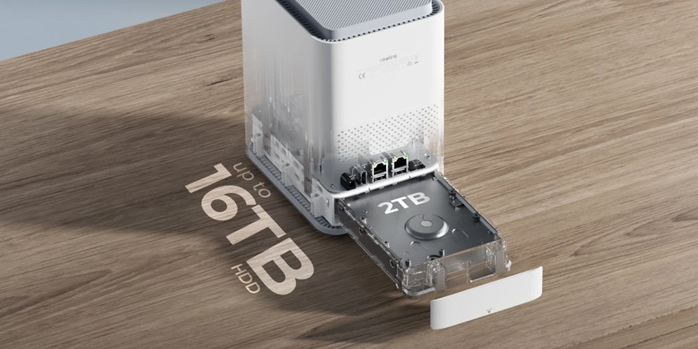 Reolink Home Hub PRO P1, trådlös säkerhetshubb med Multi-Device Management, 2TB HDD, WiFi 6