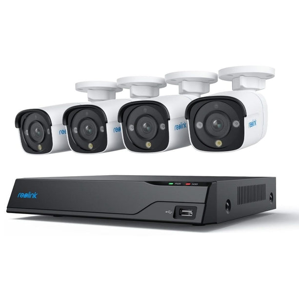 Reolink NVS8-8MB4, Säkerhetsuppsättning 2TB, 8MP 4K, PoE och smart detektering