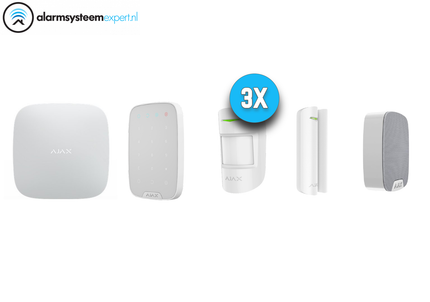Ajax Systems Ajax Systems Larmsystem Kit 3 Trådlöst (Vit)