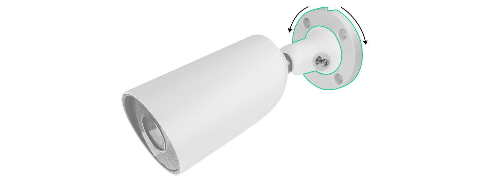 Ajax Systems Ajax Systems BulletCam 8MP Wit IP-Beveiligingscamera