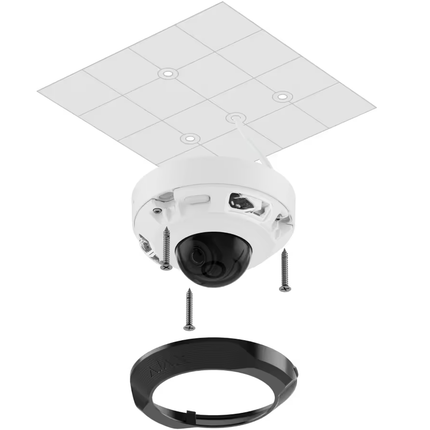 Ajax Systems Ajax Systems DomeCam Mini Black 5MP IP säkerhetskamera