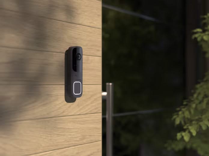 Ajax Systems DoorBell Light Gray, 4 MP Camera with built-in AI and PIR Sensor DEMO MODEL