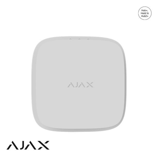 Ajax Systems Ajax Systems FireProtect 2 RB (Hitte) vervangbare batterijen, wit