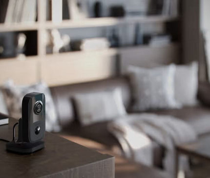 Ajax Systems Ajax Systems IndoorCam, Wi-Fi-kamera med PIR-rörelsedetektor och inbyggd AI-teknik