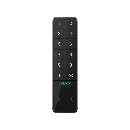 Ajax Systems KeyPad Outdoor Jeweller sans fil avec DESFire et lecteur de carte BLE