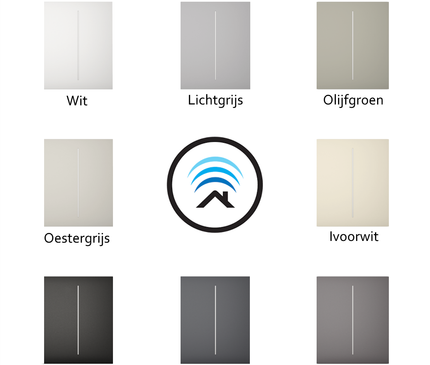 Ajax Systems Ajax Systems Ljusströmbrytare Centrumknapp (2-kurs)