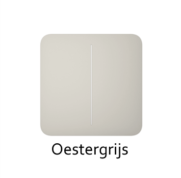 Ajax Systems Ajax Systems Ljusströmbrytare Solo-knapp (2-kurs)