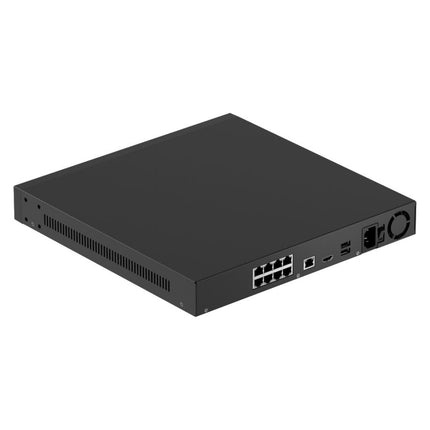 Ajax Systems Ajax Systems NVR H2D8PAC Enregistreur 16 canaux, 8x PoE, 4K HDMI, Noir