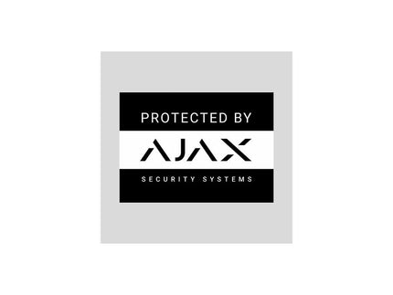 Ajax Systems Ajax Systems Aufkleber 60 x 40mm Englisch (DoorProtect)