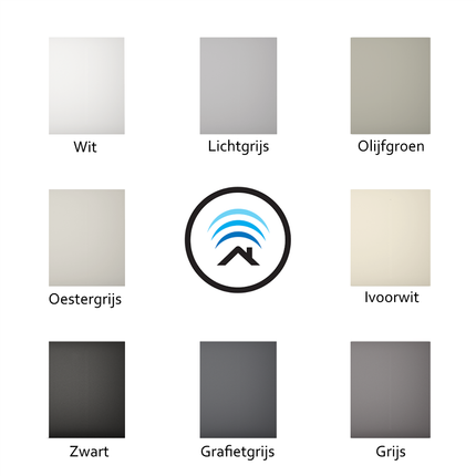 Ajax Systems CenterCover Plate, Afdekking (blindplaat) voor montagedoos