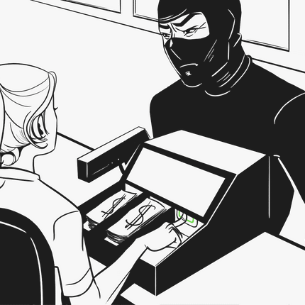 Ajax Systems Dubbele Paniekknop (Zwart)