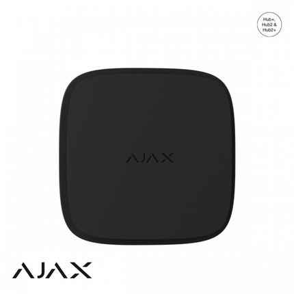 Ajax Systems FireProtect 2 RB (Hitte/CO) vervangbare batterijen Zwart