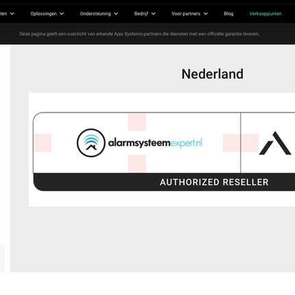 Ajax Systems HomeSiren Binnensirene Draadloos Binnen