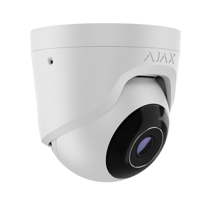 Ajax Systems TurretCam Wit 8Mp 4K IP-beveiligingscamera 2.8mm DEMO