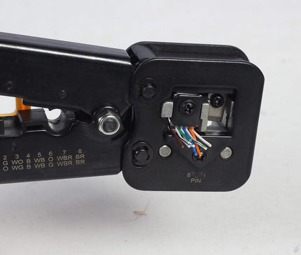 alarmsysteemexpert alarmsysteemexpert T-WC-05 Universele modulaire krimptang, RJ45 / RJ12 / RJ11 voor doorsteekconnectoren