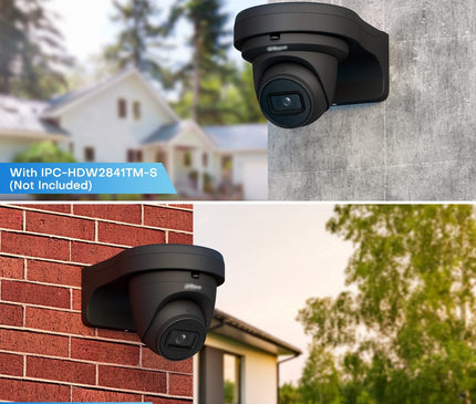 alarmsystemexpert alarmsystemexpert Black Camera Mount for Hikvision and Dahua Cameras