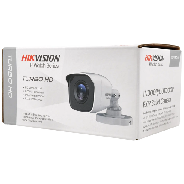 alarmsysteemexpert HWT-B150-M, 5MP, Mini Bulletcamera, 2.8mm, IR, 4 in 1 video output coax