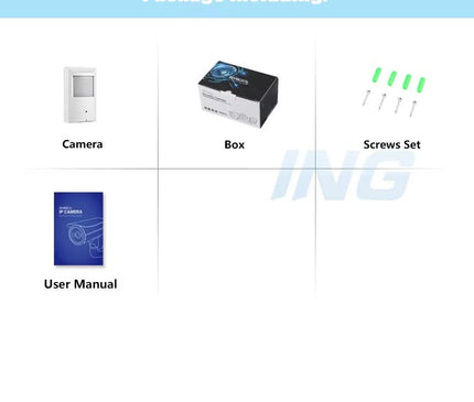 Alarm SystemExpert.nl Alarm SystemExpert.nl Motion Sensor IP camera (PIR), Full HD, Onvif, PoE, Microphone, 940Nm IR