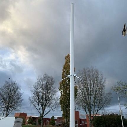 AlarmsystemExpert.co.uk Mât de caméra mobile aluminium 4 mètres Ø 90mm avec cadre de tuile