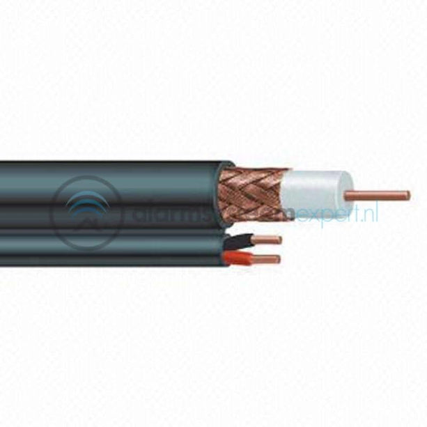 AlarmsysteemExpert.nl AlarmsysteemExpert.nl Coax RG59 combikabel met DC voedingskabel, 100 meter