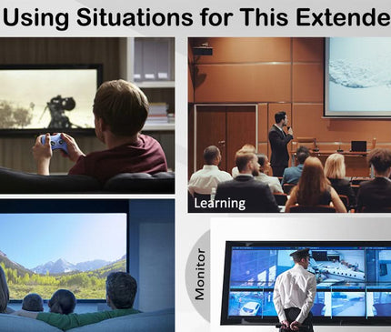 AlarmsysteemExpert.nl AlarmsysteemExpert.nl Draadloze Hdmi Zender En Ontvanger 4K/30Hz.