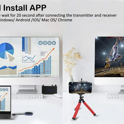 Alarm SystemExpert.co.uk Wireless Hdmi Transmitter And Receiver 4K/30Hz.