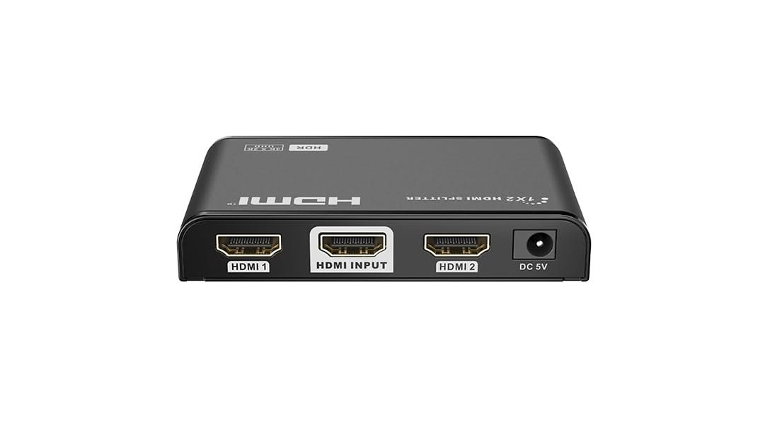 Alarm SystemExpert.co.uk Alarm SystemExpert.co.uk HDMI 2-port Splitter, 4K 60Hz UHD