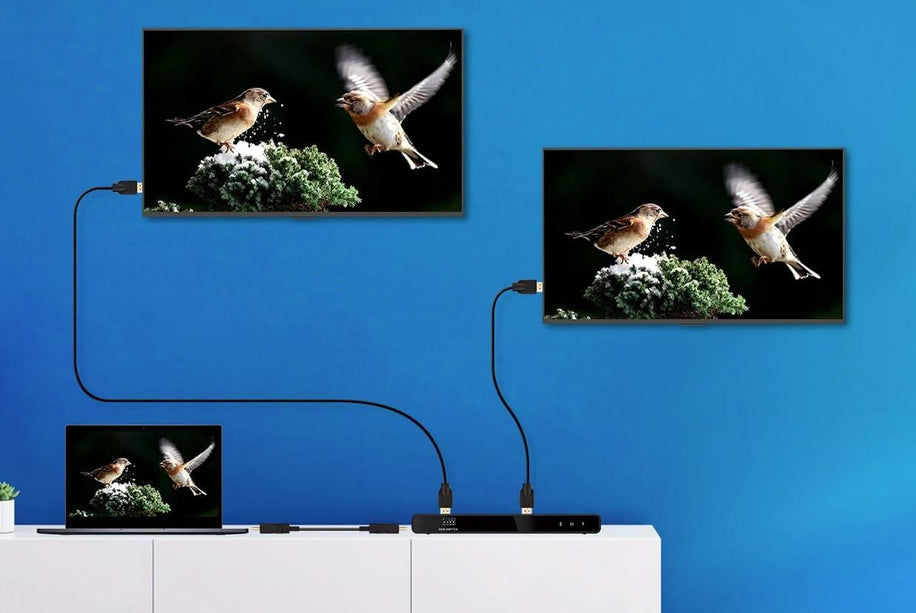 Alarm SystemExpert.co.uk Alarm SystemExpert.co.uk HDMI 2-port Splitter, 4K 60Hz UHD