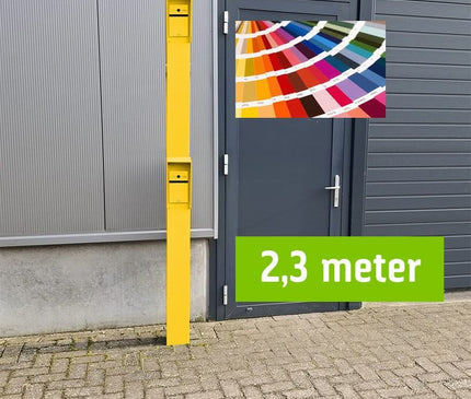 Système d'alarmeExpert.co.uk Colonne d'interphone 230cm, 15x15cm Peinture poudre double couche