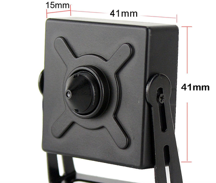 Alarm SystemExpert.nl Alarm SystemExpert.nl Pinhole IP camera 4Mp, 75 degree viewing angle 3.7mm lens, PoE, Microphone