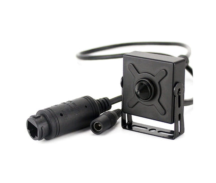 Alarm SystemExpert.nl Alarm SystemExpert.nl Pinhole IP camera 4Mp, 75 degree viewing angle 3.7mm lens, PoE, Microphone
