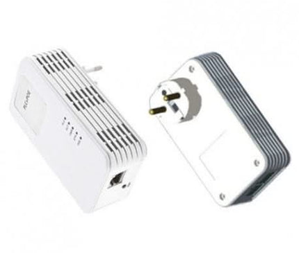 Alarm SystemExpert.co.uk Alarm SystemExpert.co.uk Powerline Adapter Set 1200Mbps med PoE-funktion + Homeplug (3-fas)