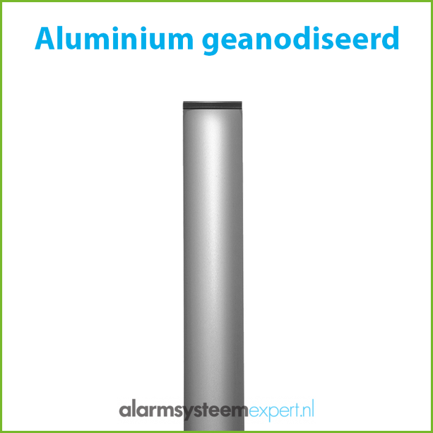 AlarmsystemExpert.co.uk Mât de caméra rond avec ancrage inclinable 5 mètres Ø 90mm