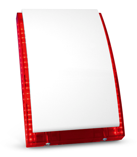 AlarmsystemExpert.co.uk SP-4004R Grade 2 utomhussiren med röd LED-blixt