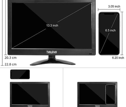 Alarm SystemExpert.nl Alarm SystemExpert.nl TFT 13" Full HD monitor incl. mounting bracket for wall or desk DEMO MODEL