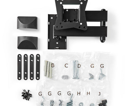 Alarm SystemExpert.fr Alarm SystemExpert.fr Support mural pour TV, orientable et inclinable, de 10 à 32 pouces