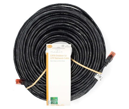 AlarmsysteemExpert.nl AlarmsysteemExpert.nl UTP CAT6 netwerkkabel 20mtr Buitenkabel PE mantel zwart