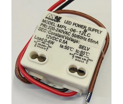 Alarm SystemExpert.co.uk Stromversorgung 12v 6w 0.5 Ampere - IP20