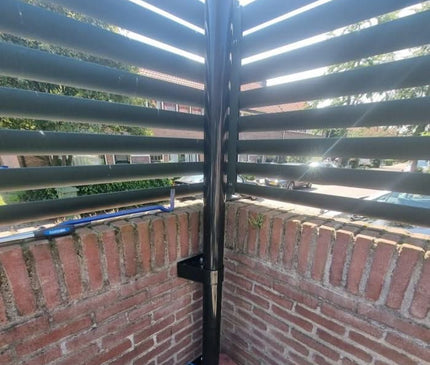 Alarm SystemExpert.co.uk Mât de caméra 3 mètres Ø 90mm avec supports muraux en acier inoxydable