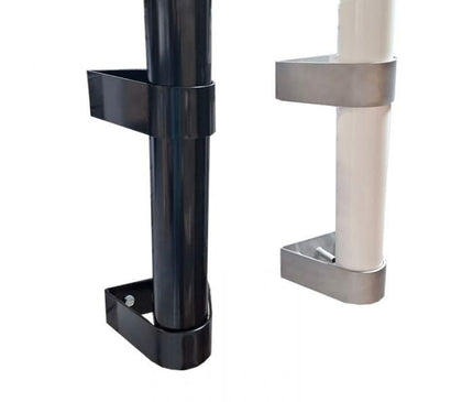 Alarm SystemExpert.nl Alarm SystemExpert.nl Kameramast 4 Meter Ø 90mm mit Wandhalterungen aus Edelstahl