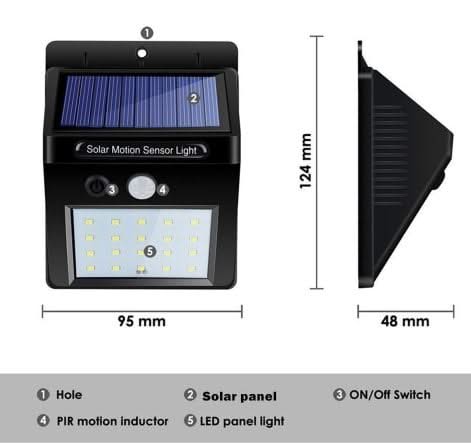AlarmsysteemExpert.nl Klein model LED schriklamp voor buiten met sensor (draadloos)