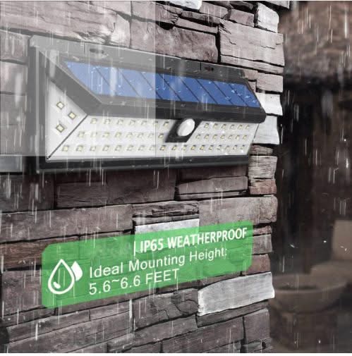 AlarmsysteemExpert.nl LED schriklamp voor buiten met sensor (draadloos)