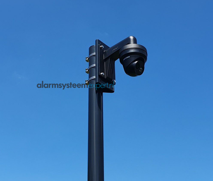 Alarm SystemExpert.nl Alarm SystemExpert.nl Round camera mast with tilt anchor 3 meters Ø 90mm