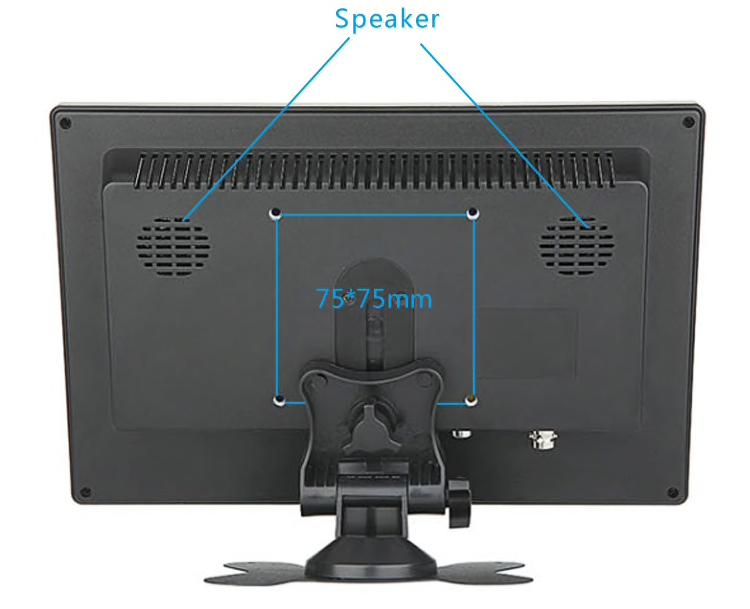 AlarmsysteemExpert.nl TFT 10" Full HD monitor incl. montagebeugel voor aan wand