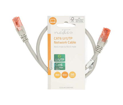 Alarm SystemExpert.co.uk UTP CAT6 nätverkskabel 0,5 m