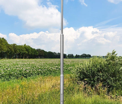 AlarmsysteemExpert.nl Vaste cameramast 4 meter verjongd met inspectieluik